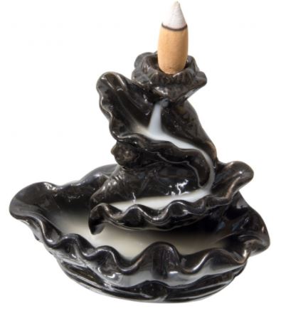 Ceramic Backflow Incense Burner - Waterfall - Click Image to Close