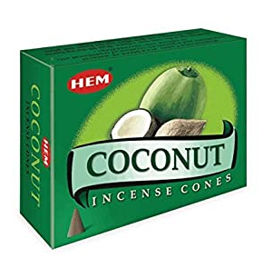 Hem Cone Incense - Coconut - Click Image to Close