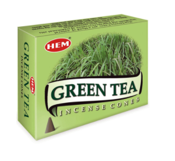 Hem Cone Incense - Green Tea - Click Image to Close