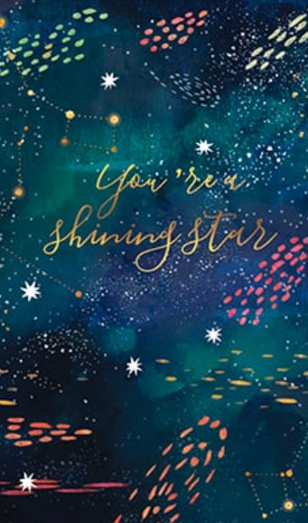 You're a Shining Star Card