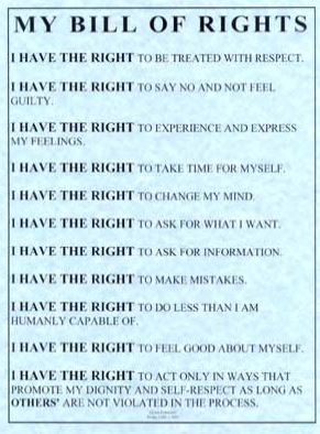 My Bill of Rights Laminated Poster