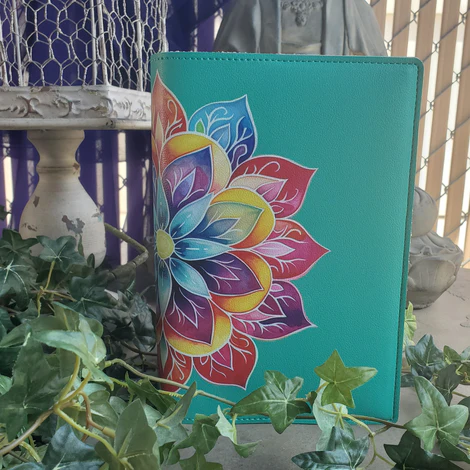 Lotus (Teal) Double Book Cover for Big Book/12&12