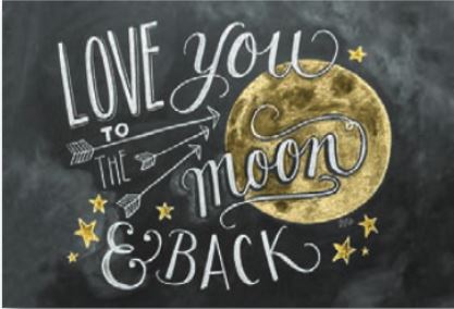 Love You to the Moon & Back Magnet