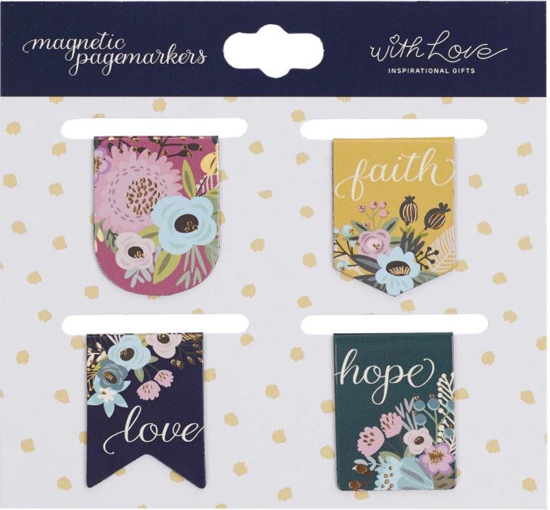 Faith, Hope, Love Magnetic Bookmarks