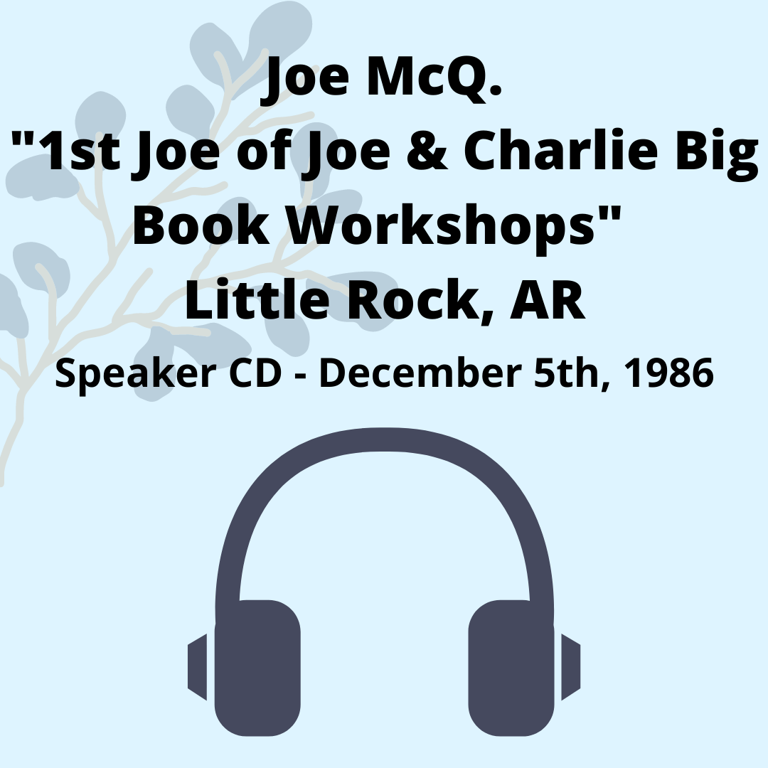Joe Mc Q. from Little Rock, AR Speaker CD