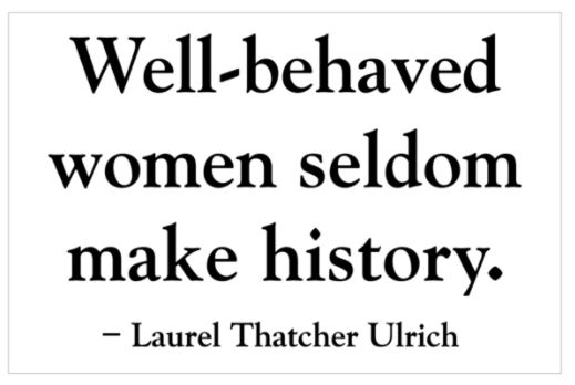 Well-Behaved Women Rectangular Magnet