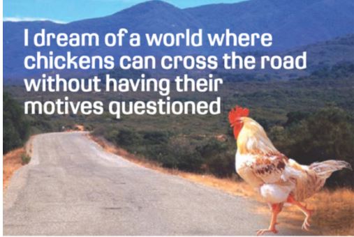 Chicken Motives Rectangular Magnet