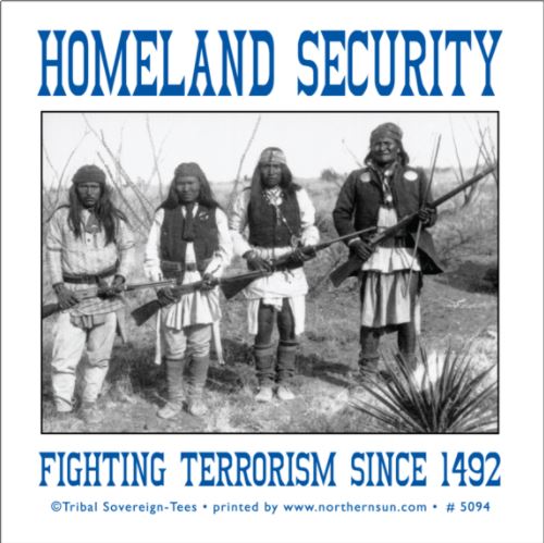 Homeland Security Square Sticker