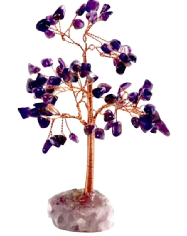 Lucky Stone Tree - Amethyst - Click Image to Close