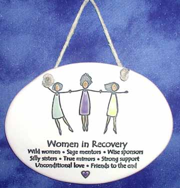 Women in Recovery Ceramic Wall Plaque