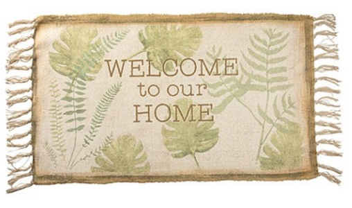 Welcome to Our Home Indoor Decorative Rug