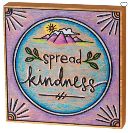 Spread Kindness Wood Color Block
