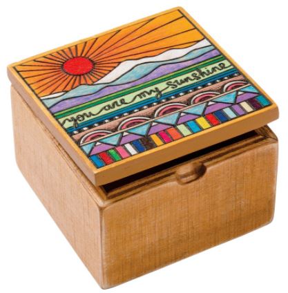 You Are My Sunshine (Colorful) Hinged Box