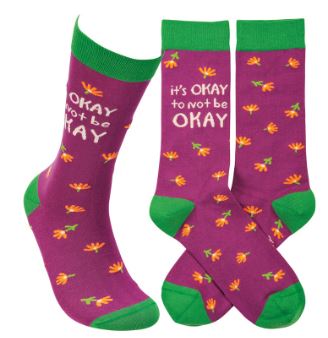 It's Okay to Not Be Okay Socks