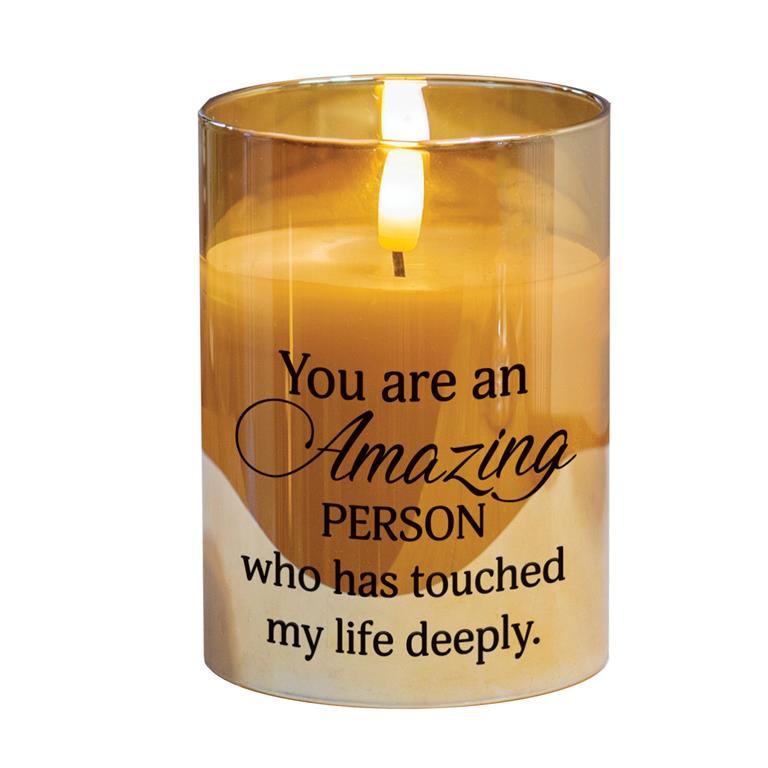 You are an Amazing Person LED Candle