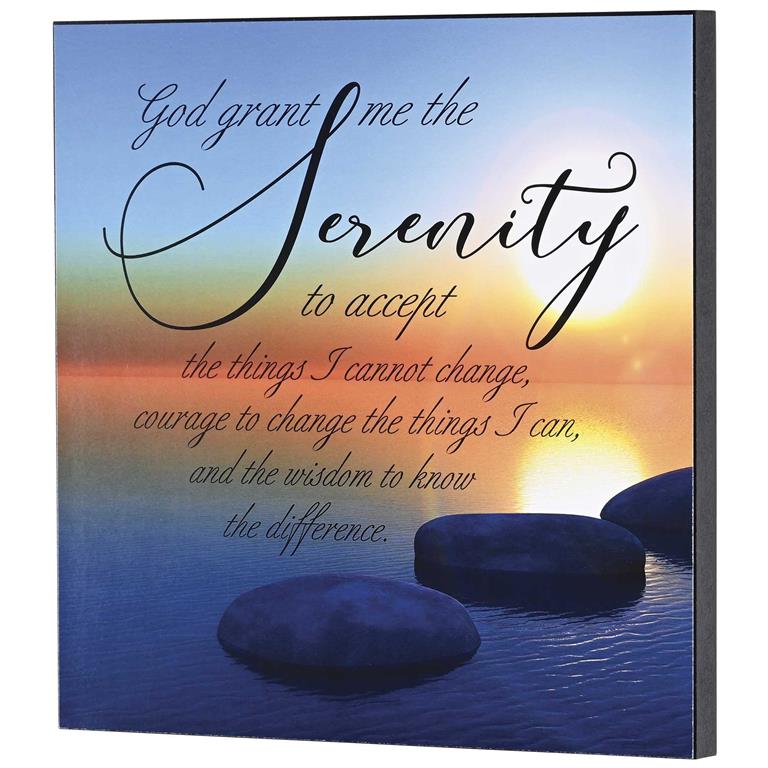 Serenity Prayer Wall Plaque