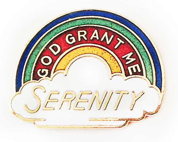 God Grant Me - Rainbow Cloud Pin - Click Image to Close