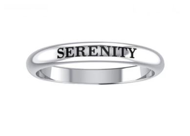 Serenity Sterling Silver Ring - Click Image to Close
