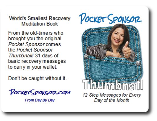 Pocket Sponsor Meditation Booklet