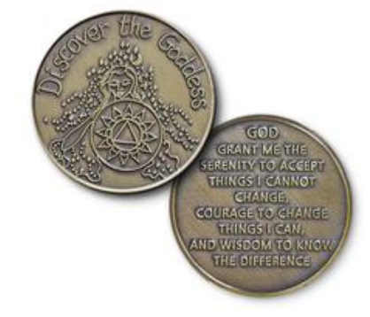 AA Goddess Bronze Medallion - Click Image to Close