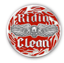 Ridin' Clean Pin