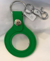Rubber Riveted AA Symbol Key Fob - Green