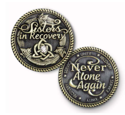 Sisters in Recovery Bronze Medallion