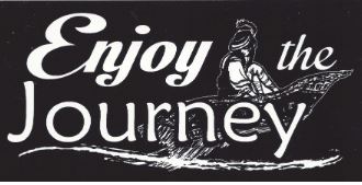Enjoy the Journey Rectangular Vinyl Sticker