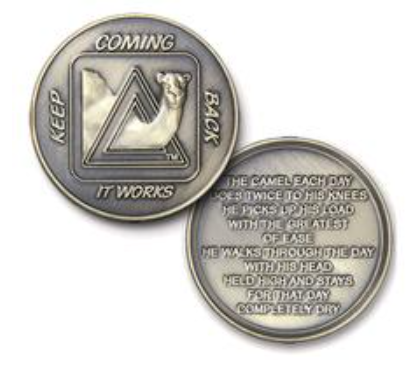 Keep Coming Back Camel Bronze Medallion - Click Image to Close