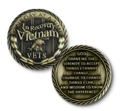 Vietnam Vets in Recovery Bronze Medallion - Click Image to Close