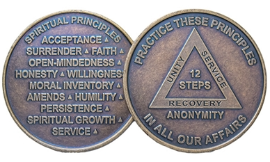 AA Principles Bronze Medallion - Click Image to Close