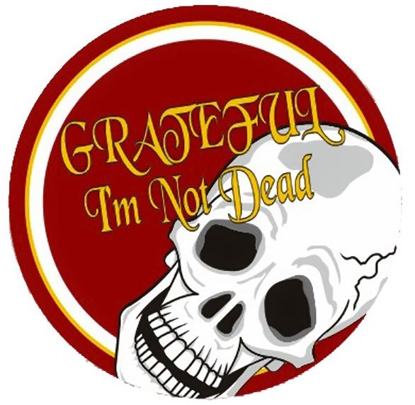 Grateful I'm Not Dead (Red) Sticker