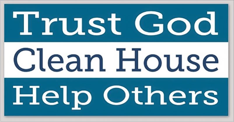 Trust God, Clean House, Help Others Bumper Sticker