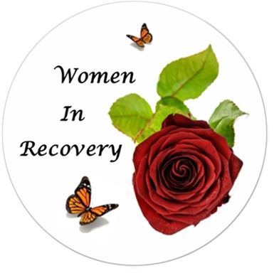 Women in Recovery Rose Sticker