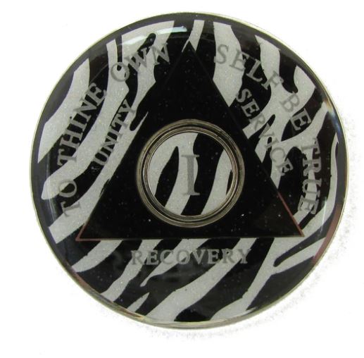 AA Zebra Print Triplate Medallion