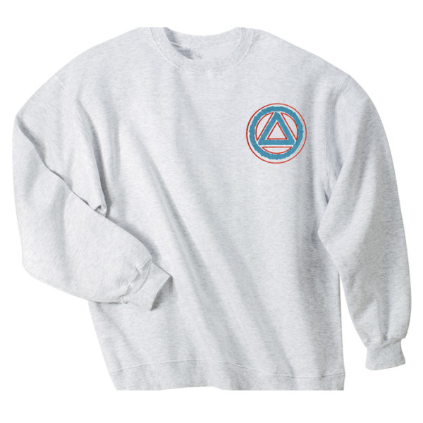 Service Symbol Crew Sweatshirt (Ash) - Click Image to Close