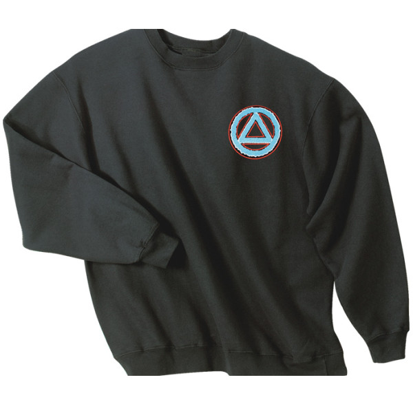 Service Symbol Crew Sweatshirt (Black) - Click Image to Close