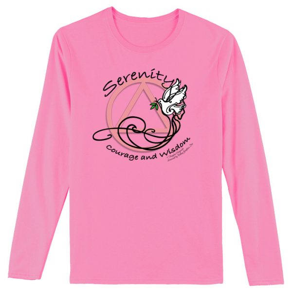 Serenity Courage Wisdom - PINK Long Sleeve