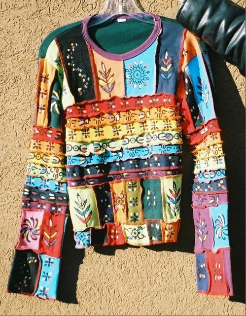 Colorful Tibetan Painted Shirt