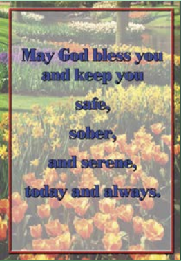 May God Bless You and Keep You Card - Click Image to Close