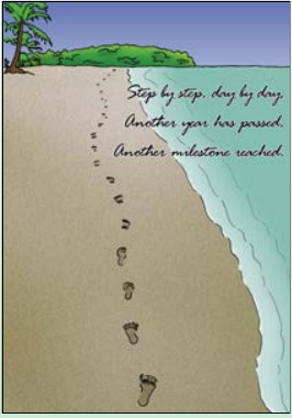 Step by Step, Day by Day Card