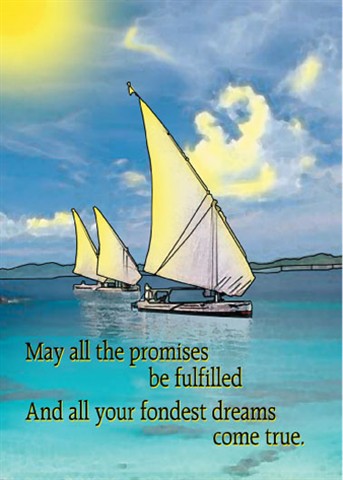 May All the Promises Be Fulfilled Card - Click Image to Close