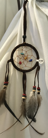 Mini Dreamcatcher - Dark Brown - Click Image to Close