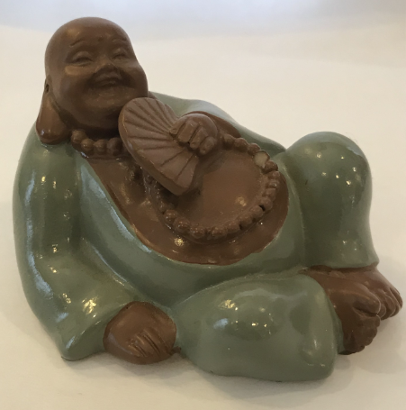 Ceramic Buddha - Reclining Pose - Click Image to Close