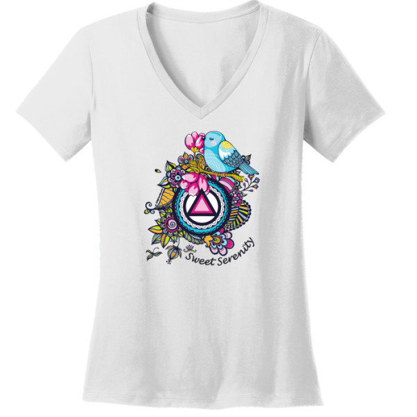 Sweet Serenity Tee - White - Click Image to Close
