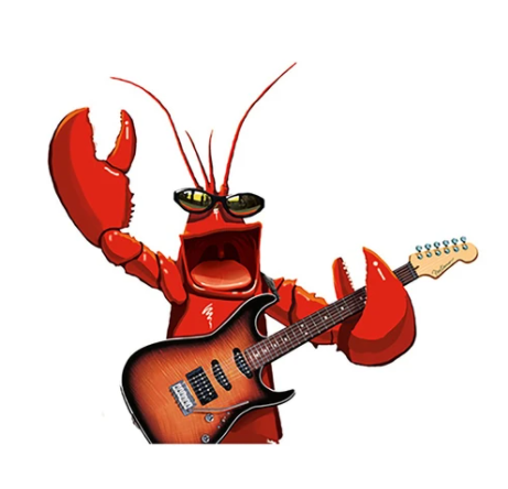 Rock Lobster Birthday Card - Click Image to Close