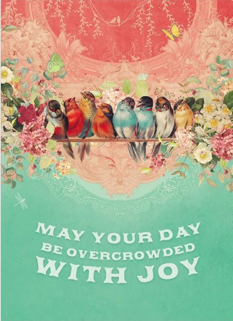 Overcrowded with Joy Birthday Card