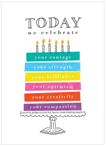 Today We Celebrate You Birthday Card - Click Image to Close
