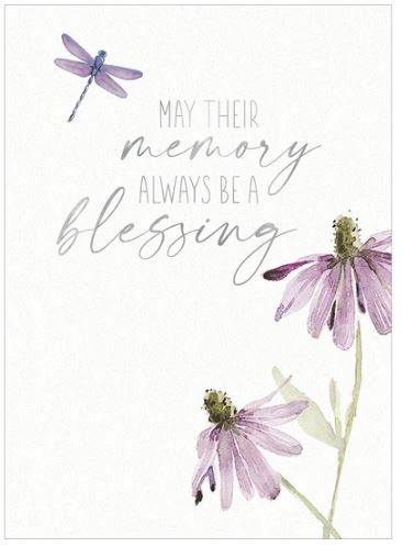 Memory A Blessing Sympathy Card