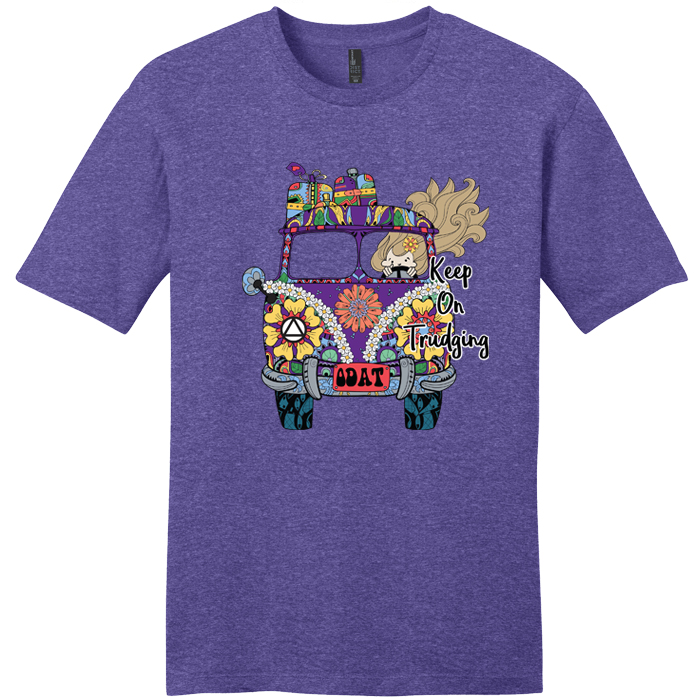 Keep On Trudging Tee (Purple) - Click Image to Close